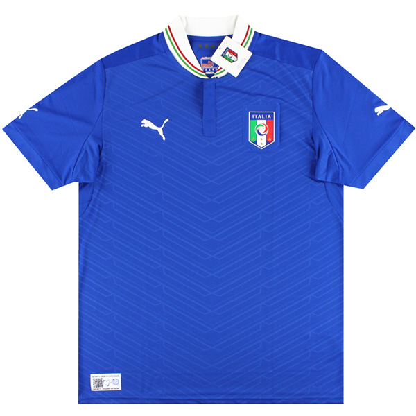 Italy maillot rétro domicile uniforme de football premier maillot de football sportswear pour hommes 2012-2013